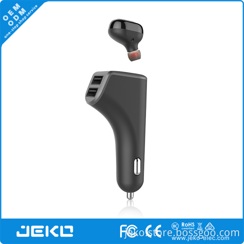 2017 usb car charger portable car charger mobile car adapter with earphone
